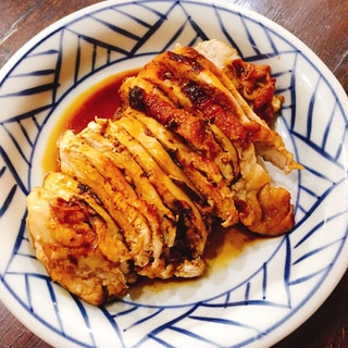 鶏むね肉 ソースとリンゴ酢漬け